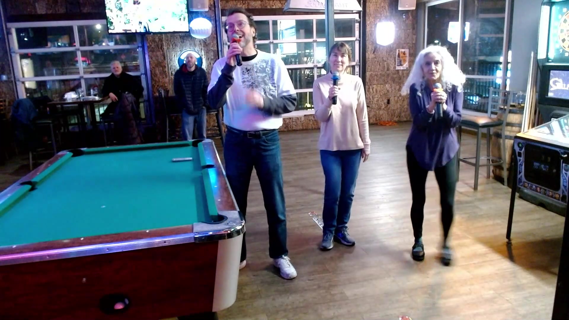 Frank, Laura, and Gina